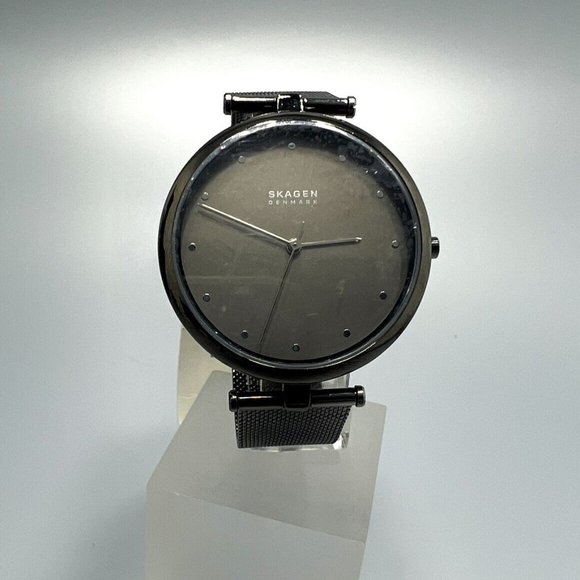 Skagen Women\'s Tanja Three-Hand Gunmetal Steel Mesh Watch (Model: SKW2829) main image 6